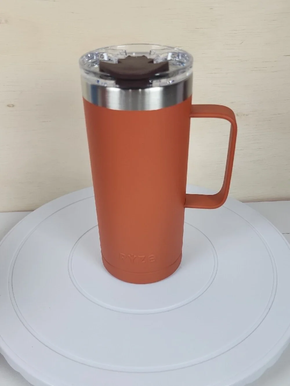 Ryze Stainless Steel Travel Tumbler with Handle - Rust